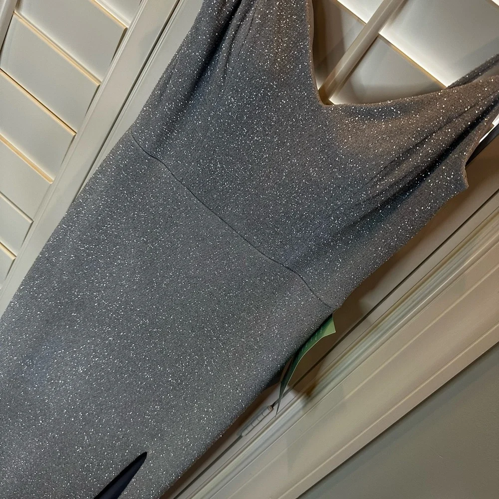 City Triangles Sz9 (juniors) Formal Dress Silver - Picture 5 of 7